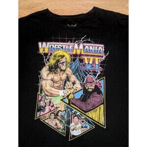 WWE Men's‎ WrestleMania VI T-shirt, 2X